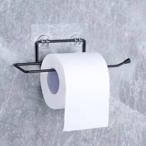 Toilet Paper Holder with Phone Shelf