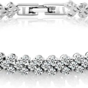 Platinum Plated Cystal Bracelet