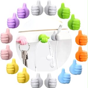 Self Adhesive Silicone Thumb Wall Cable Holder